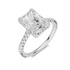 Pavé Accented Engagement Ring