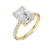 Pavé Accented Engagement Ring
