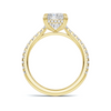 Pavé Accented Engagement Ring