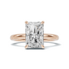 Sleek Hidden Halo Ring