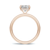 Sleek Hidden Halo Ring