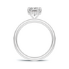 Sleek Hidden Halo Ring