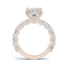 Luxe Pave Accented Gallery Ring