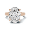 Sculpted Leaf Prong Ring