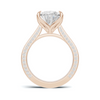 Sculpted Leaf Prong Ring