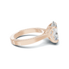 Sculpted Leaf Prong Ring