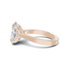 Sculpted Leaf Prong Ring
