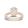 Sculpted Leaf Prong Ring