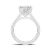 Sculpted Leaf Prong Ring