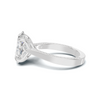 Sculpted Leaf Prong Ring
