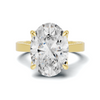 Sculpted Leaf Prong Ring