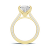Sculpted Leaf Prong Ring
