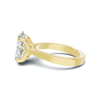 Sculpted Leaf Prong Ring
