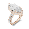 Luxe Marquise Halo Ring