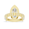 Luxe Marquise Halo Ring