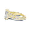 Pavé Split Shank Ring