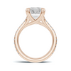 Twisted Heart Prong Ring