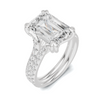 Twisted Heart Prong Ring