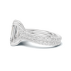 Twisted Heart Prong Ring