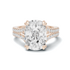 Heart Prong Pavé Ring