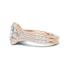 Heart Prong Pavé Ring