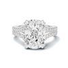 Heart Prong Pavé Ring