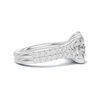 Heart Prong Pavé Ring