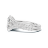 Heart Prong Pavé Ring