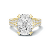 Heart Prong Pavé Ring