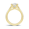 Heart Prong Pavé Ring