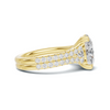 Heart Prong Pavé Ring
