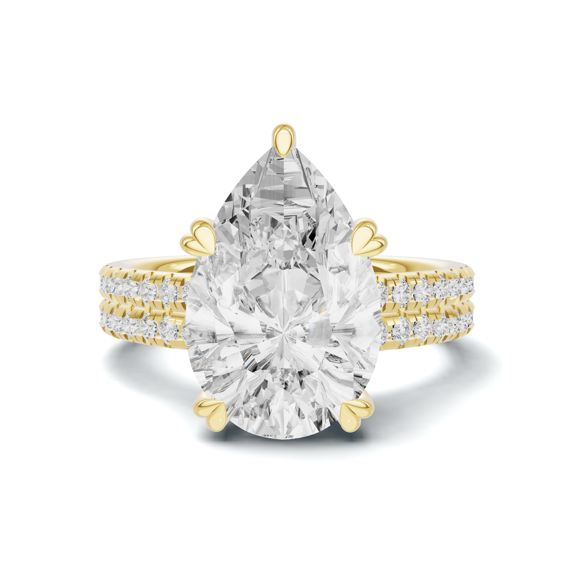 Elegant Teardrop Statement Ring