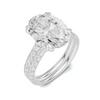 Crisscross Pave Band Ring