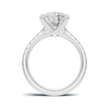 Crisscross Pave Band Ring