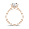 Elegant Sculpted Solitaire Ring