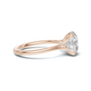 Elegant Sculpted Solitaire Ring
