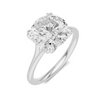 Elegant Sculpted Solitaire Ring