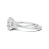 Elegant Sculpted Solitaire Ring