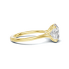 Elegant Sculpted Solitaire Ring