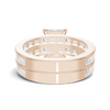 Tapered Baguette Channel Ring