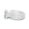 Tapered Baguette Channel Ring