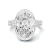 Sculptural Solitaire Statement Ring