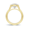 Sculptural Solitaire Statement Ring