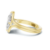 Sculptural Solitaire Statement Ring