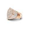 Royal Pave Heart Statement Ring