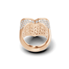 Royal Pave Heart Statement Ring