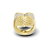 Royal Pave Heart Statement Ring