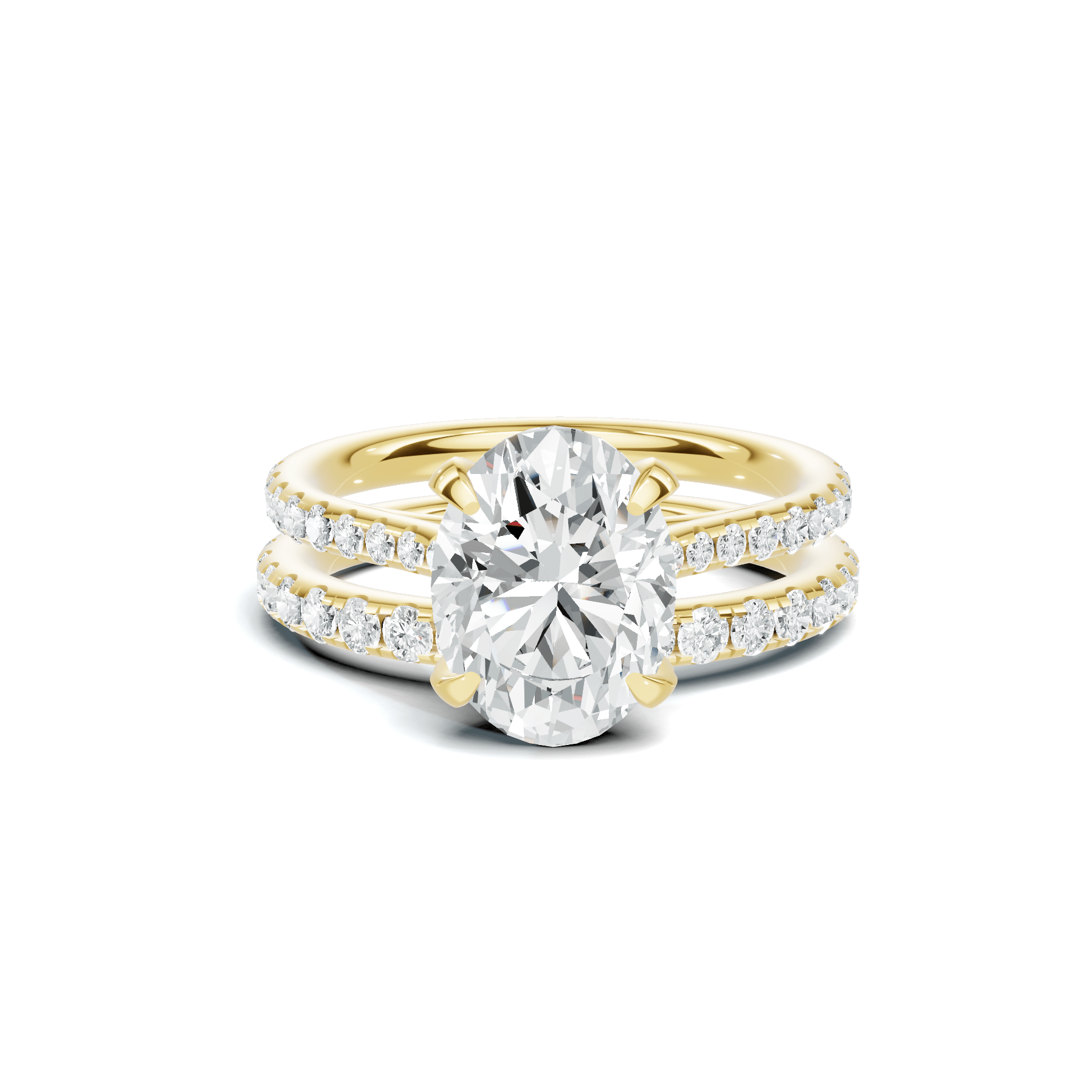 Pavé Stackable Bridal Ring