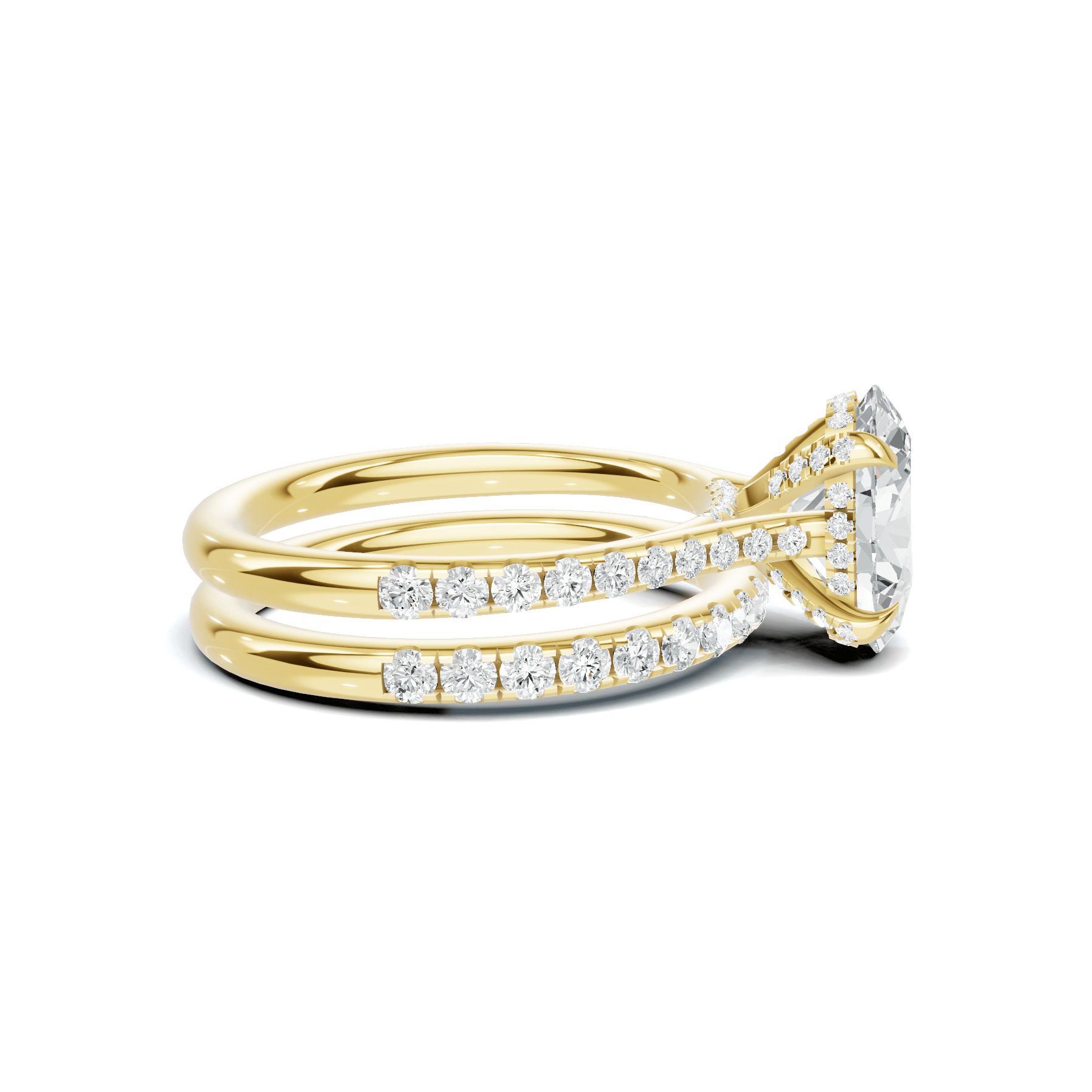 Pavé Stackable Bridal Ring
