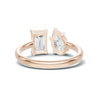Dual Accent Statement Ring